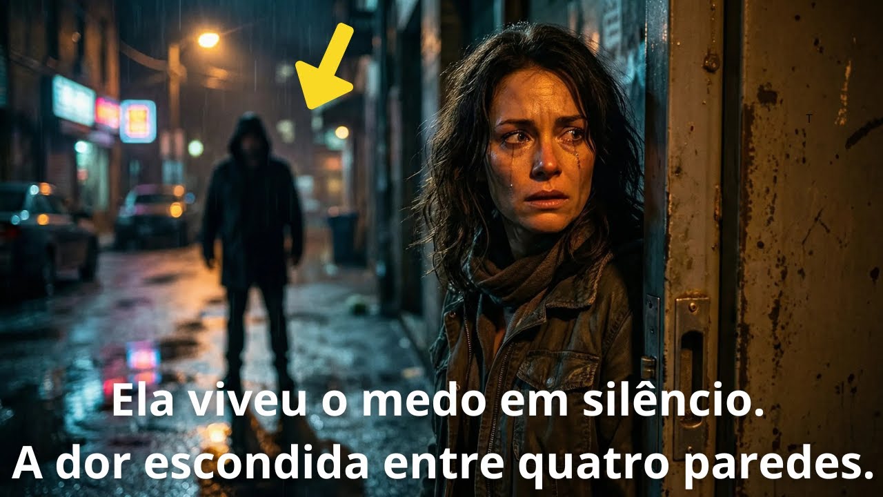 Ela viveu o medo em silêncio.A dor escondida entre quatro paredes.