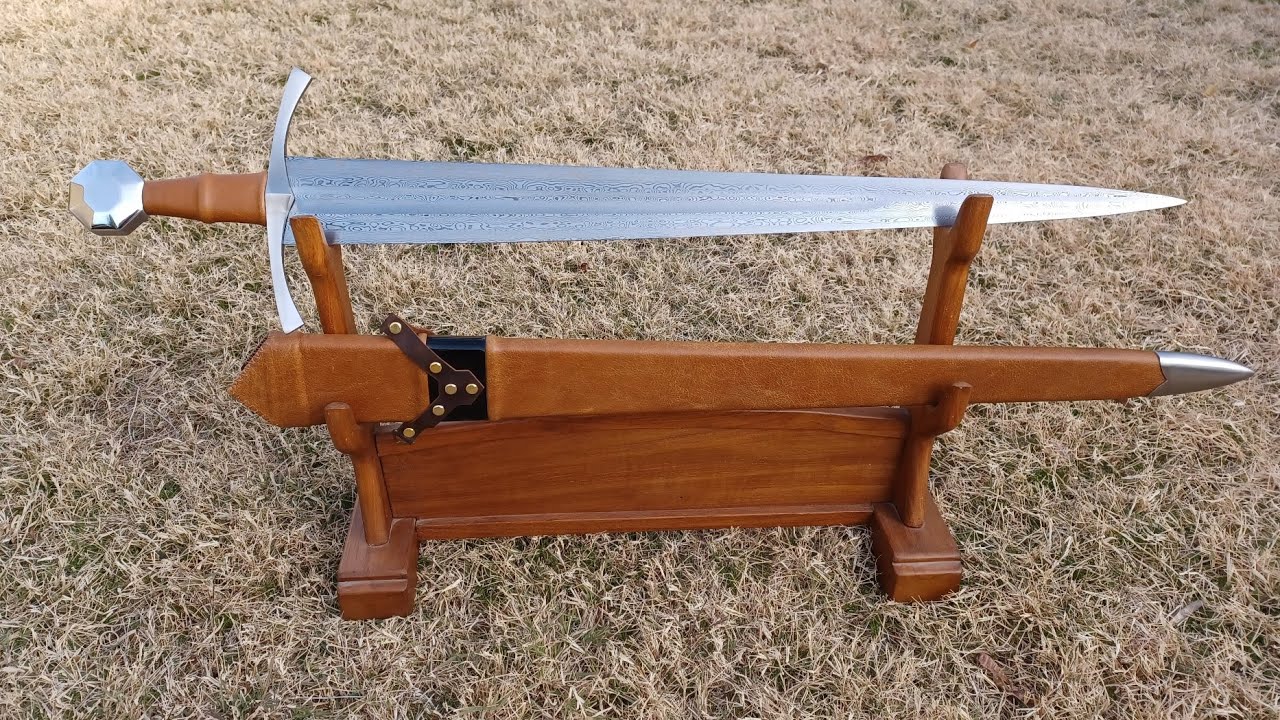 Cutting tatami with a custom type XIV arming sword from Swordier
