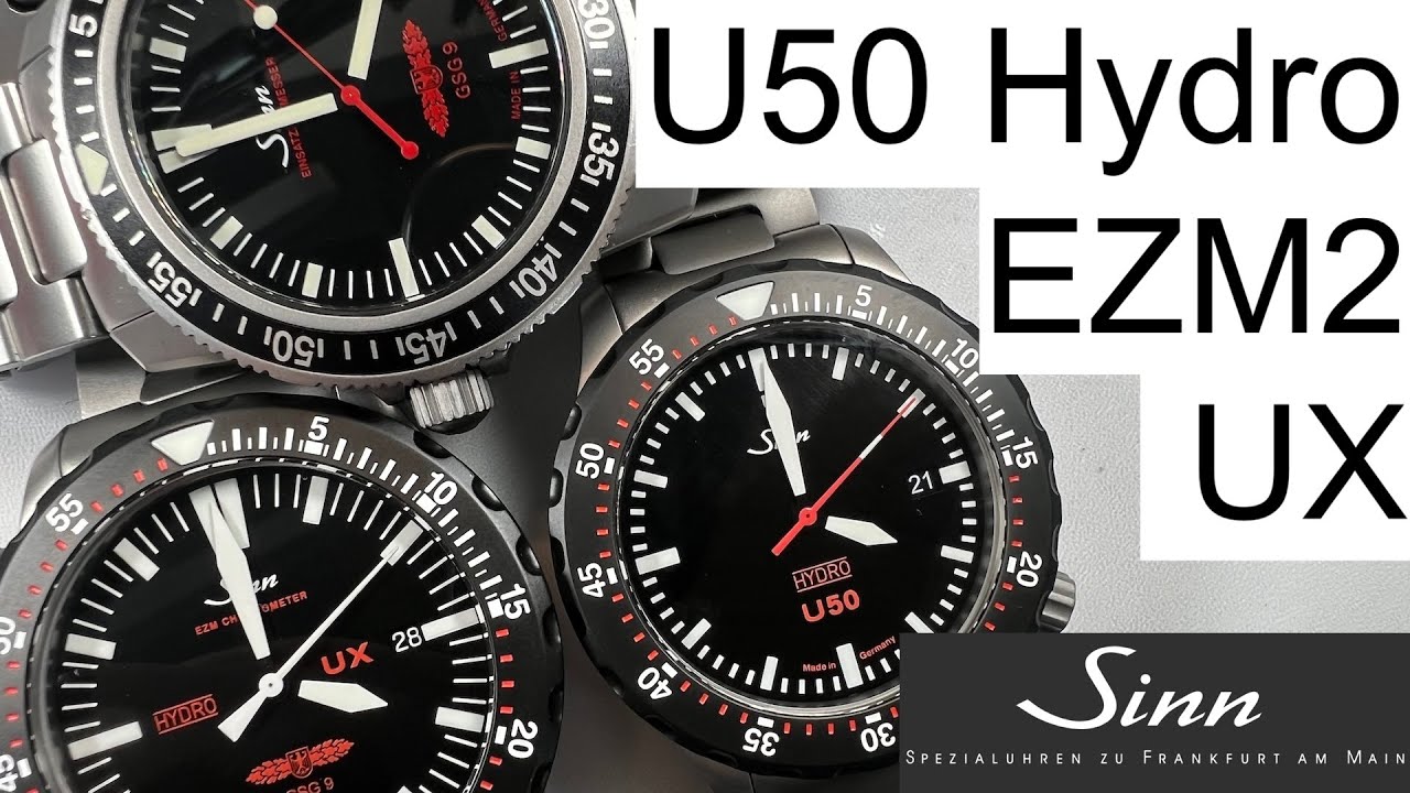 Sinn Complete Oil Filled Range (U50 Hydro)