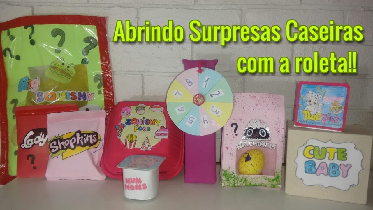 ABRINDO SURPRESAS CASEIRAS COM A ROLETA!!