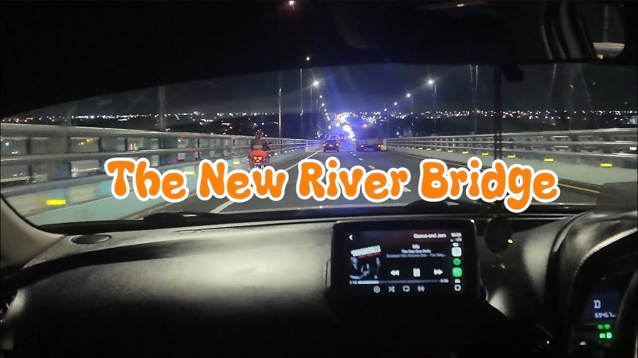 The first time over the New Bridge! 