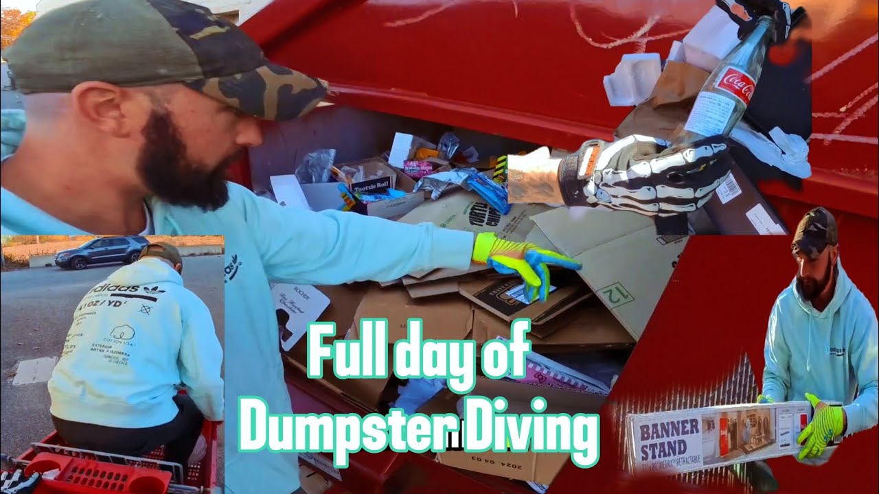 My brother and I did a full day of dumpster diving