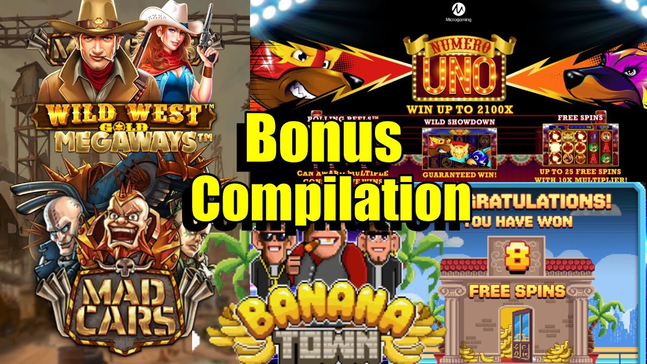 Low Stake Slots Bonus Compilation, Mad Cars, Banana Town, Wild West Gold Megaways & Much More