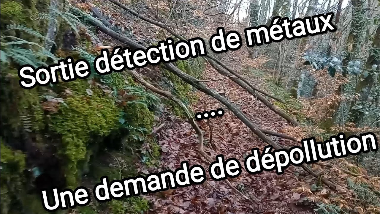 Détection de Métaux, on me demande de dépolluer, comme j'aime le faire 