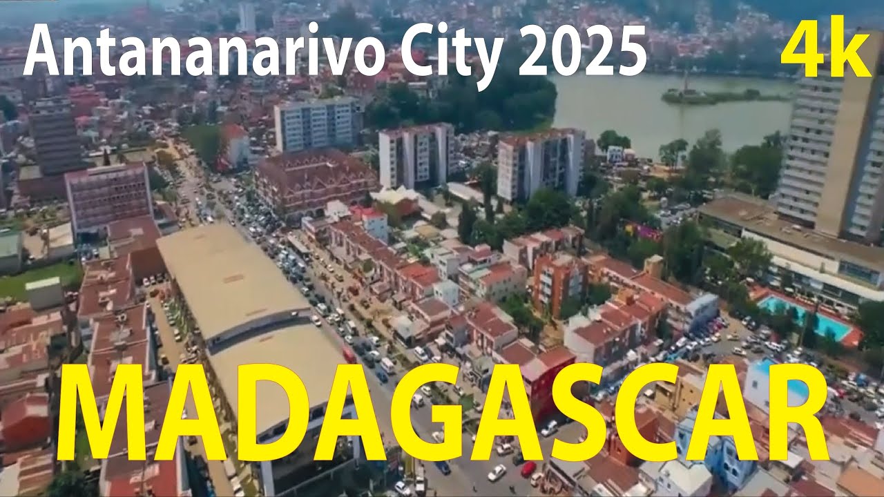 Antananarivo City - Madagascar 4K By Drone 2025