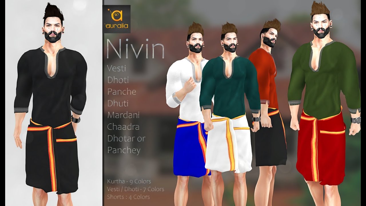 Nivin - Vesti - Dhoti in Second Life