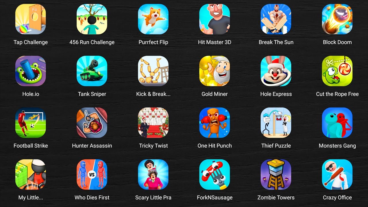 Roblox,Angry Birds,Granny 4,Hide in The Backroom,Sonic Dash,Save The Fish,Poppy Playtime 4...