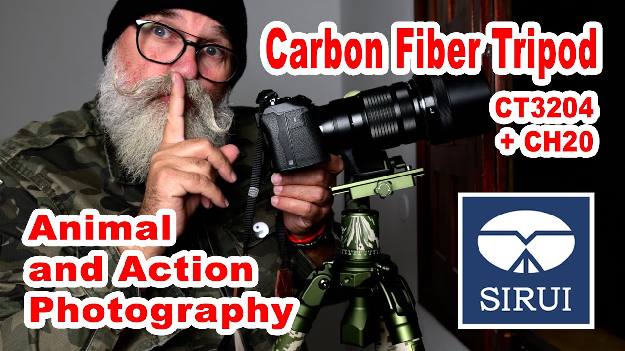 Tripod for animal and action photography Sirui CT 3204 Head CH20 - IN ENGLISH