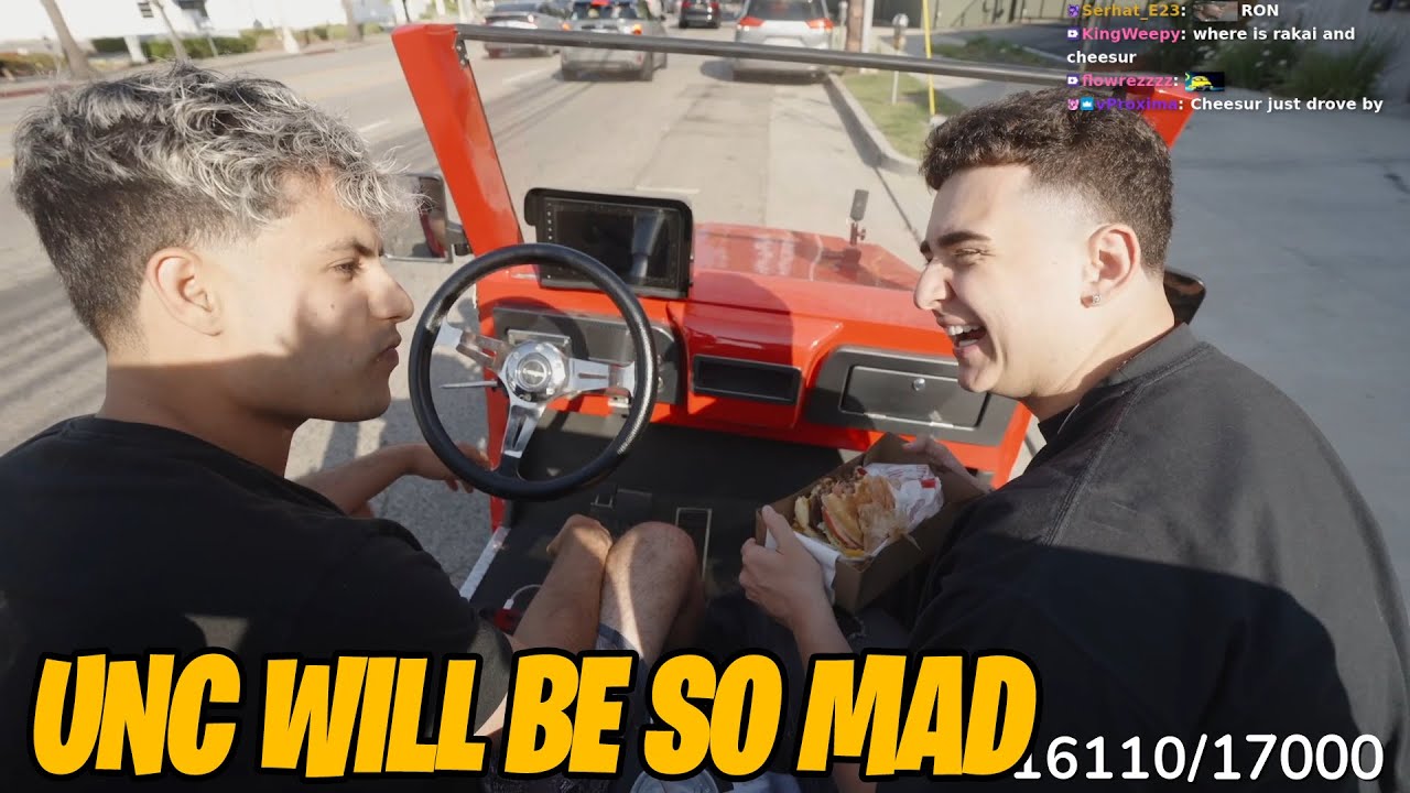 Lacy And Ron Steal Adapt's Unc Mobile On Their Last Day At The FaZe House