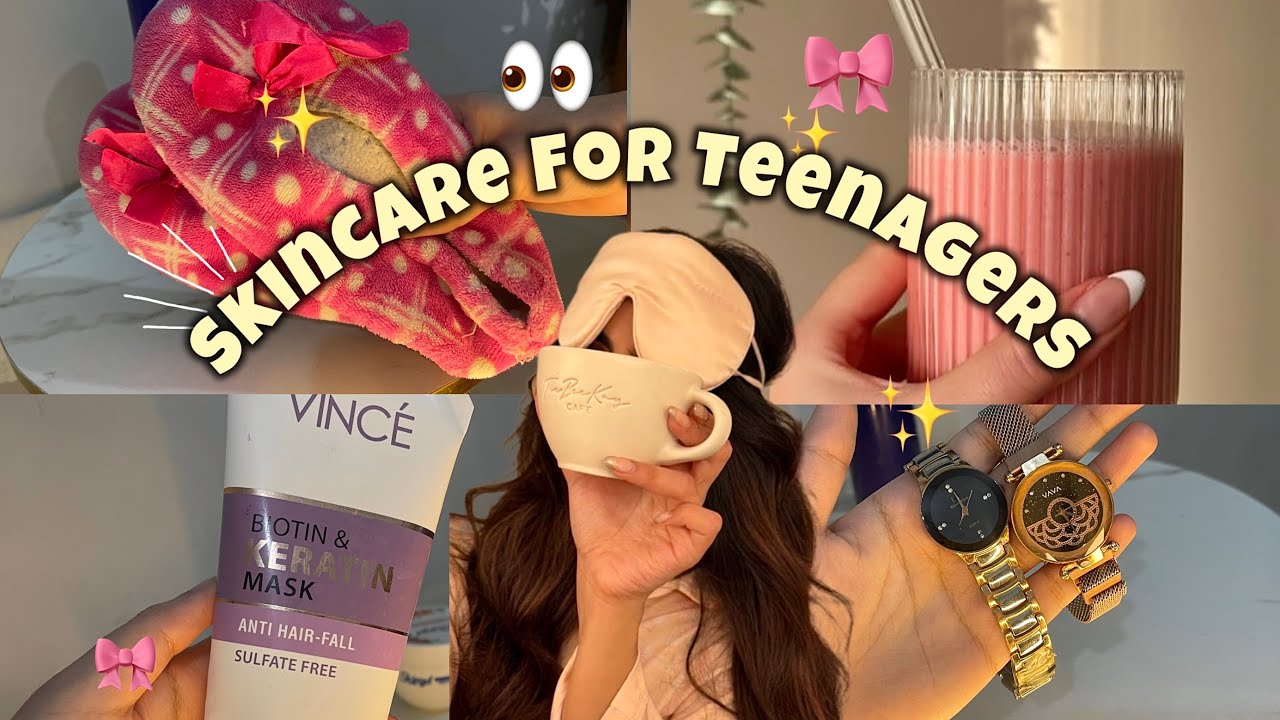 Basic SKincare Routine For Teenagers🎀✨|| Affordable  Skincare That You Need #skincare #selfcare 