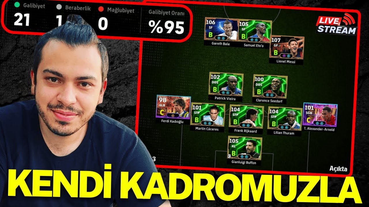 KENDİ KADROMLA KLASMAN KASIYORUM ! EFOOTBALL 2026 CANLI YAYIN