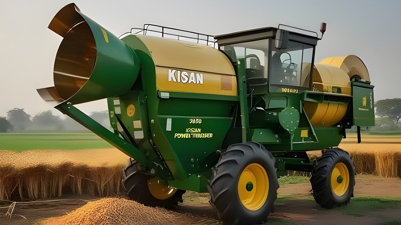 “2026 Kisan Power Thresher: Ultimate Combine Harvester जो बदल देगा आपकी खेती!”