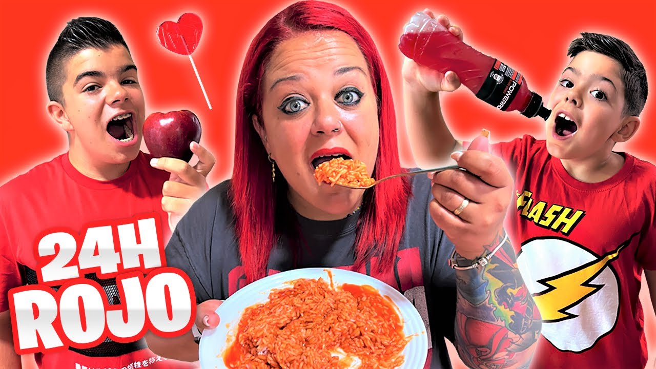 24 HORAS COMIENDO ROJO!!!