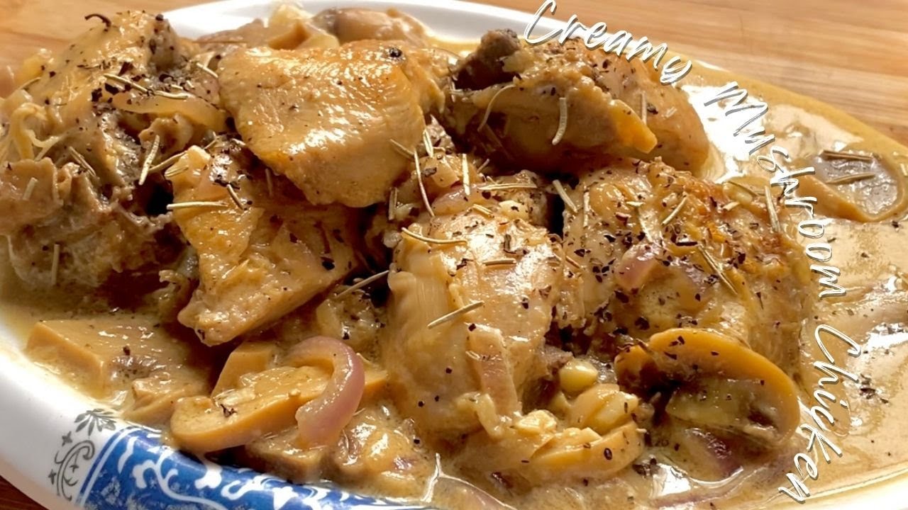 How to cook Creamy Mushroom Chicken | Easy cooking tutorial