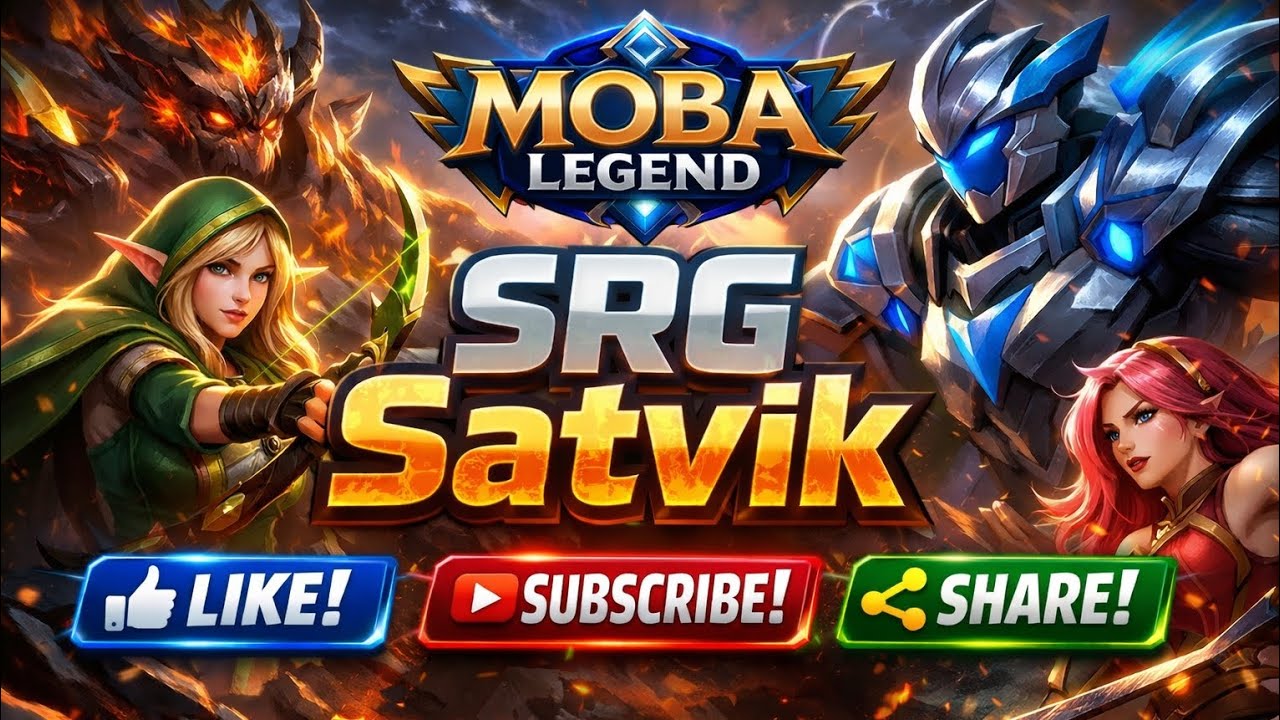 🔥 SRG Satvik Playing MOBA Legend | Pro Gameplay