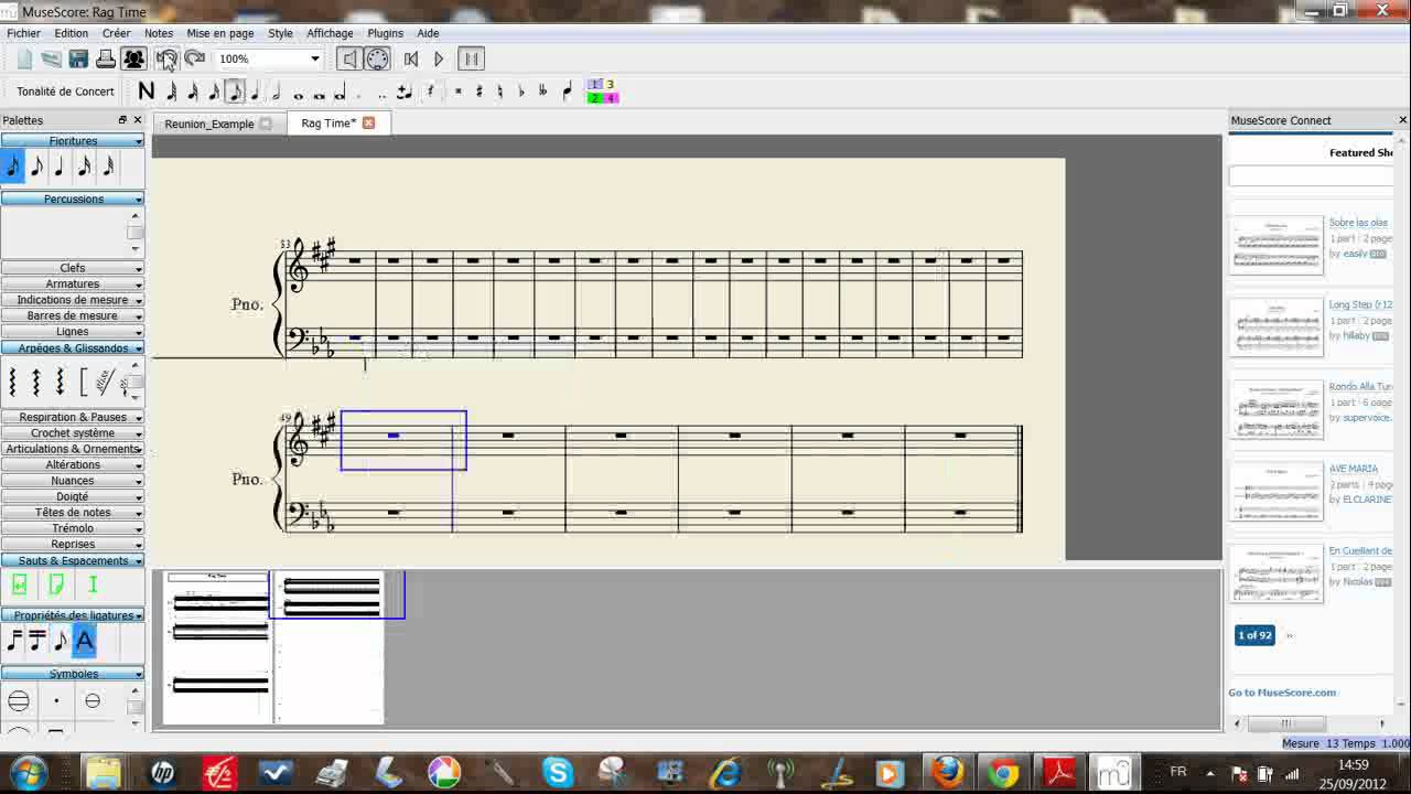 Ecrire des partitions avec Musescore 3/4
