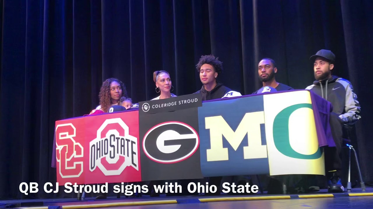 Signing Day: Rancho Cucamonga QB CJ Stroud signs with Ohio State football