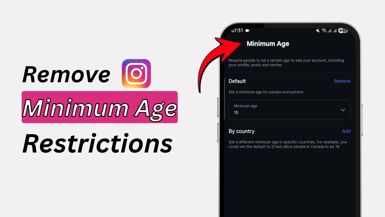 Как убрать возрастные ограничения в Instagram (2026)