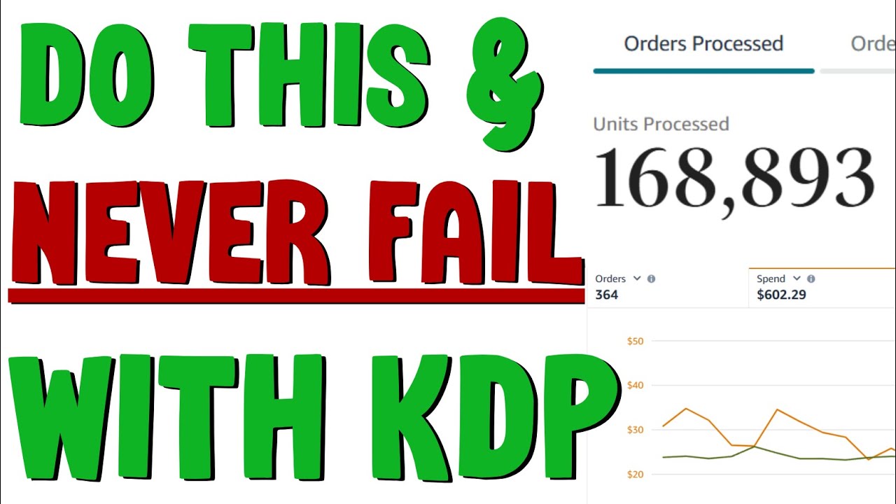 Use These 5 Steps to NEVER FAIL With Amazon KDP...