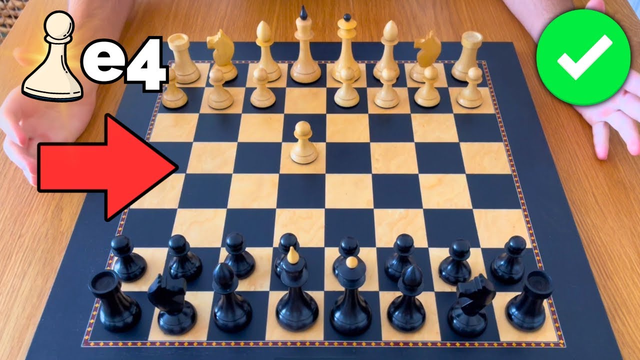 CASTIGA la JUGADA más COMÚN en AJEDREZ❌😱 (1.e4)