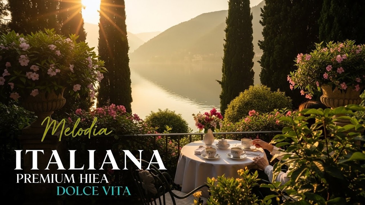 Romantic Italian Sunset Music 🌊 Mediterranean Cafe Lounge InstrumentalDescription