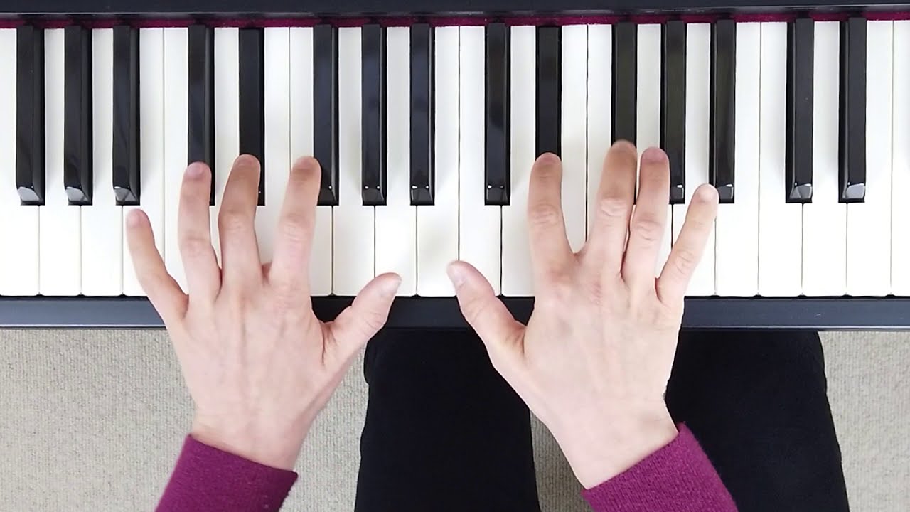 How to play B Major Arpeggio on the Piano (Right & Left Hand - Correct Fingering)