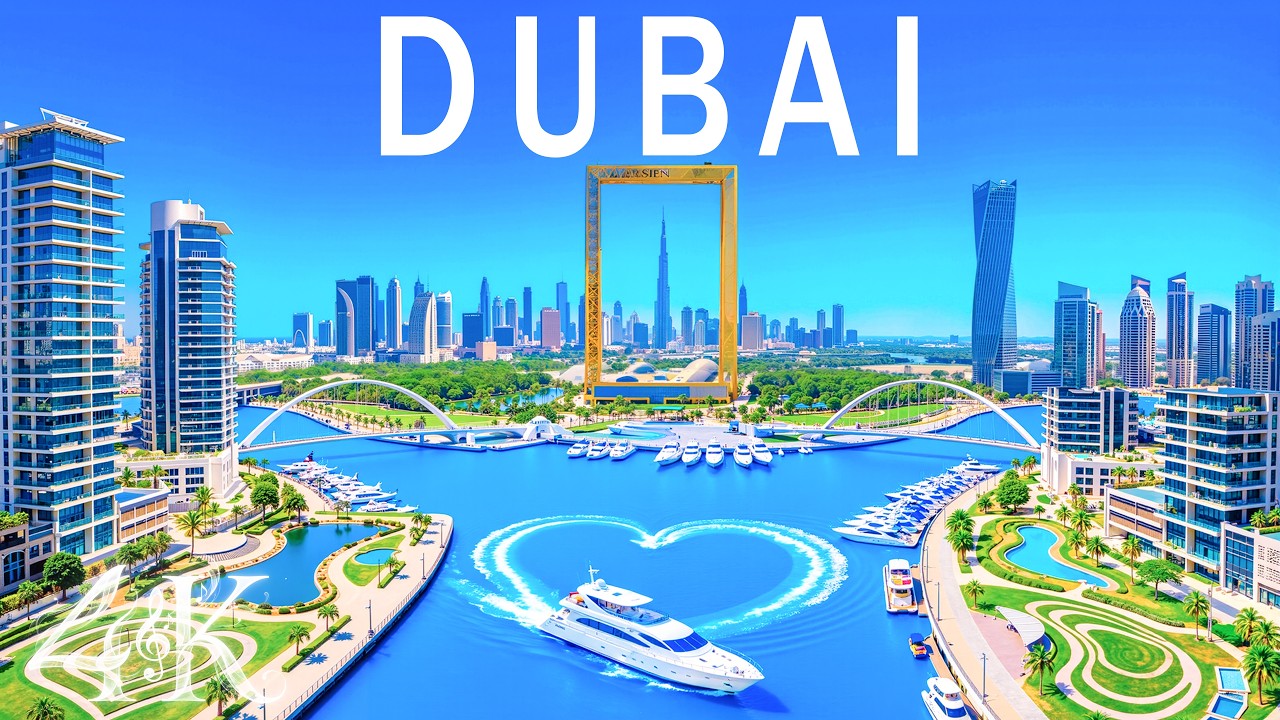 Dubai 🇦🇪 4K | Dubai Frame, Burj Khalifa & Luxury Skyline