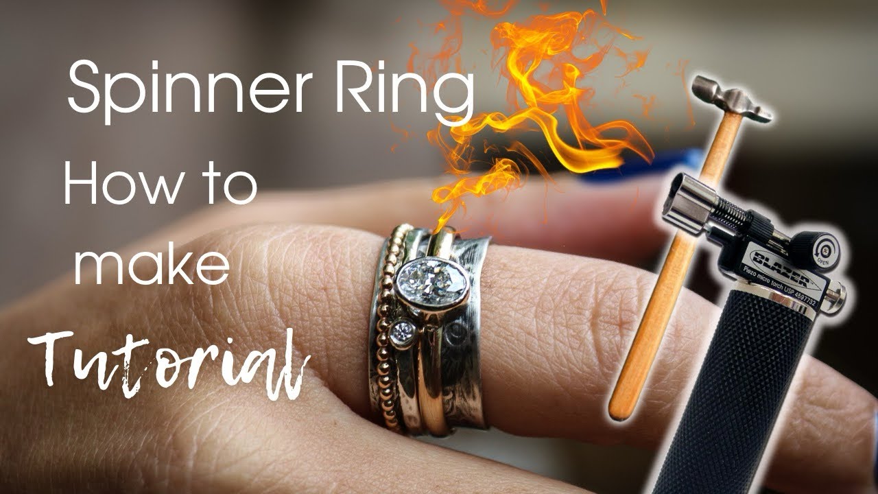 How to Make Spinner Ring | Jewellery Tutorial Handmade Crafting 💍