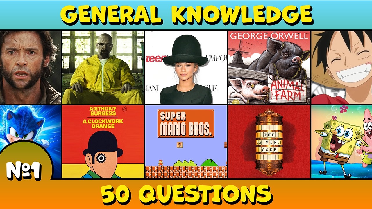 Quiz Quest #1 | General Knowledge Trivia! - No AI Quizzes