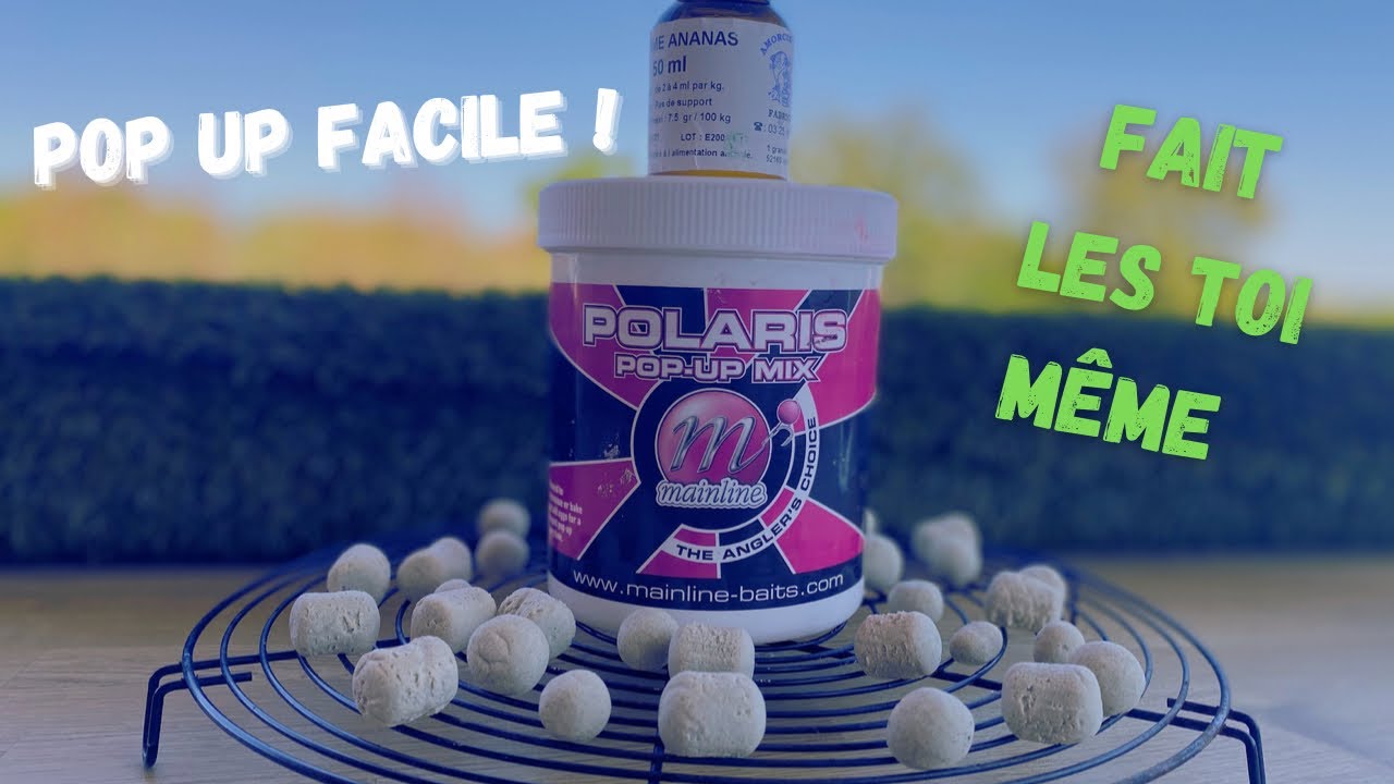 Tuto : Fait tes pop-up toi même ! [ pêche de la carpe ]