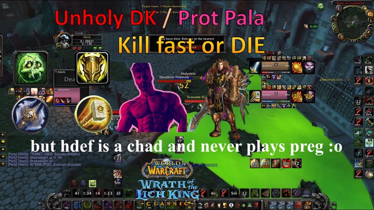 Protpala/DK the Gigachad Version of Preg/DK? | Wotlk Classic 2v2 Arena PvP