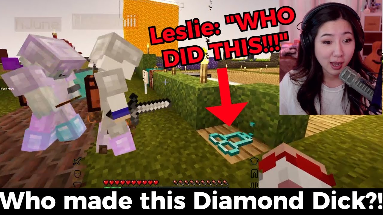 Who vandalized Leslie's Property?! Leslie had no idea till chat laughed | OTV Minecraft SMP
