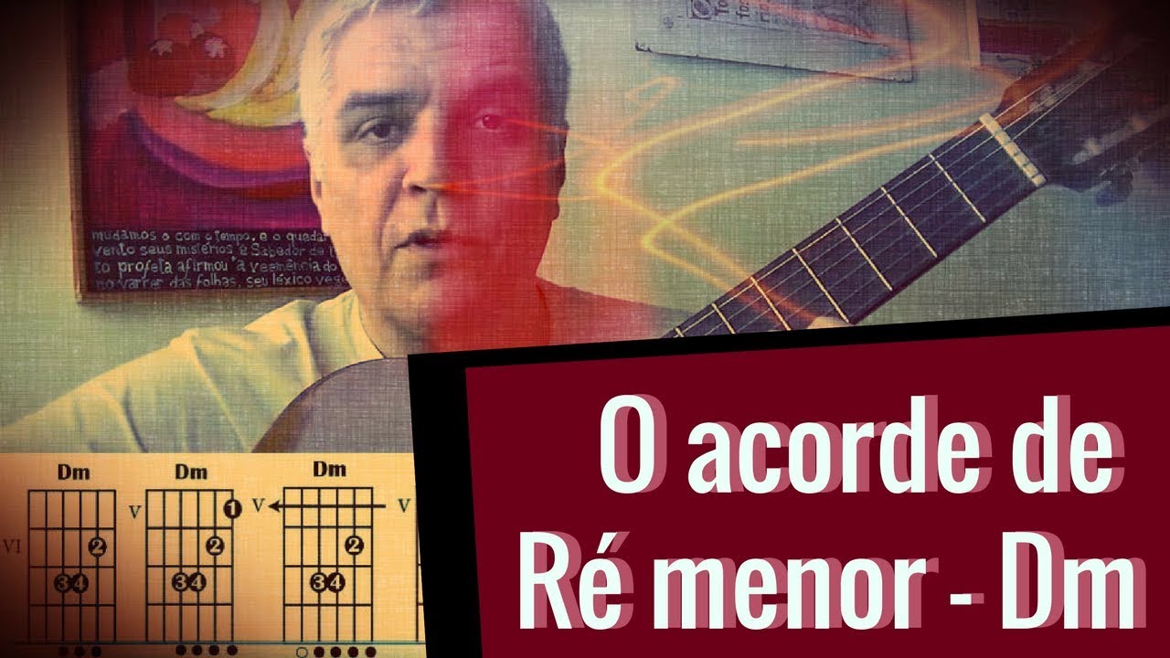 Acorde de Ré menor - Dm (7 Cifras Diferentes para Consulta)