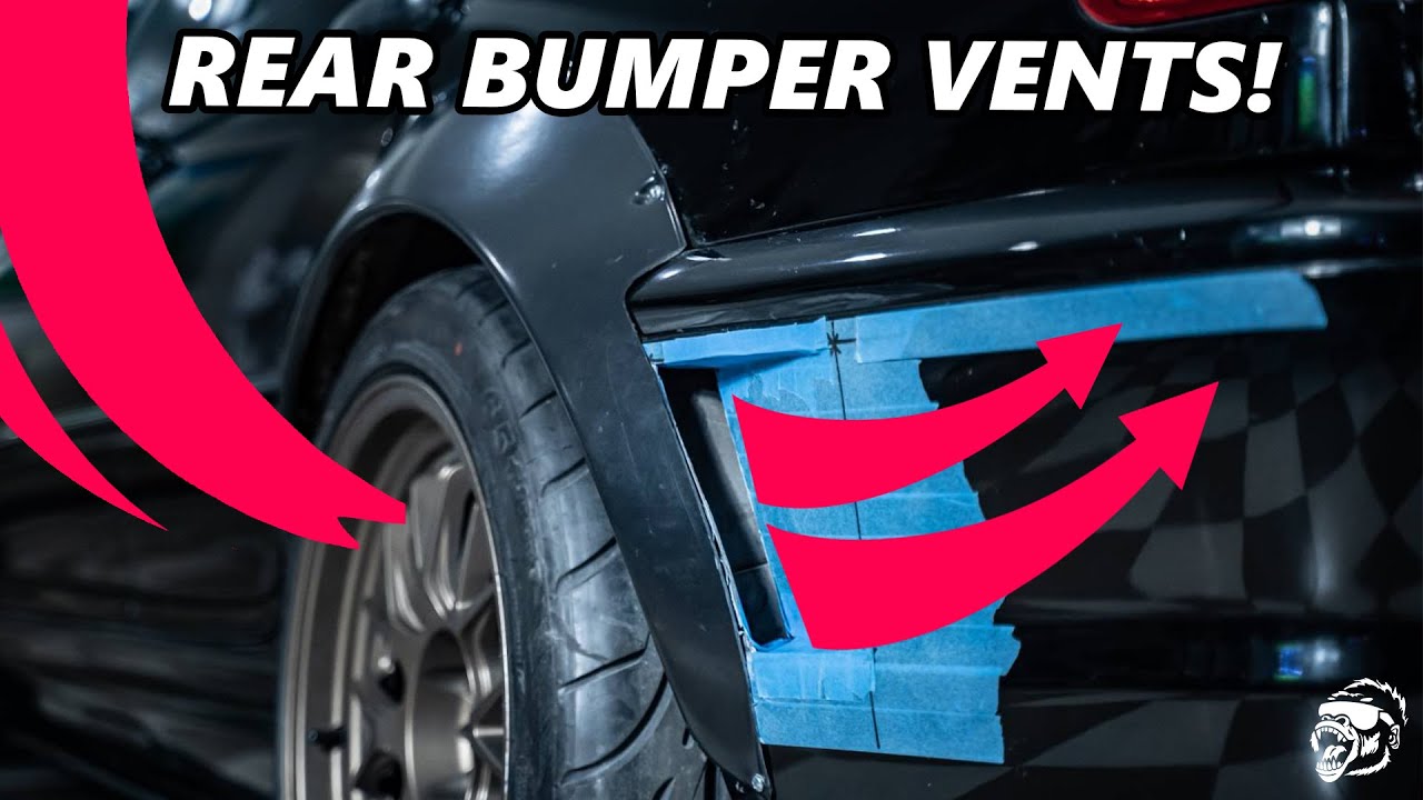 2003 BMW E46 BUILD! DIY REAR BUMPER VENTS! | Ep. 9 #bmwe46 #diy