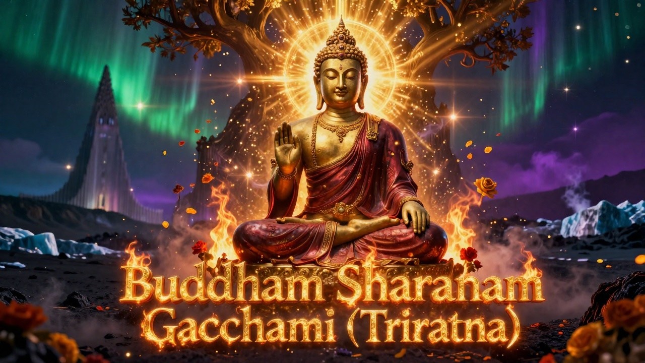 Buddham Sharanam: Cosmic Journey in Iceland ✨