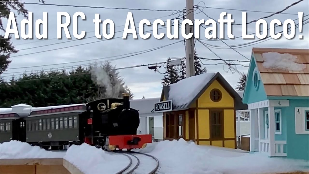 Victoria BC: New RC for Accucraft Sabrina! A simple install tested in the cold (please share / sub)