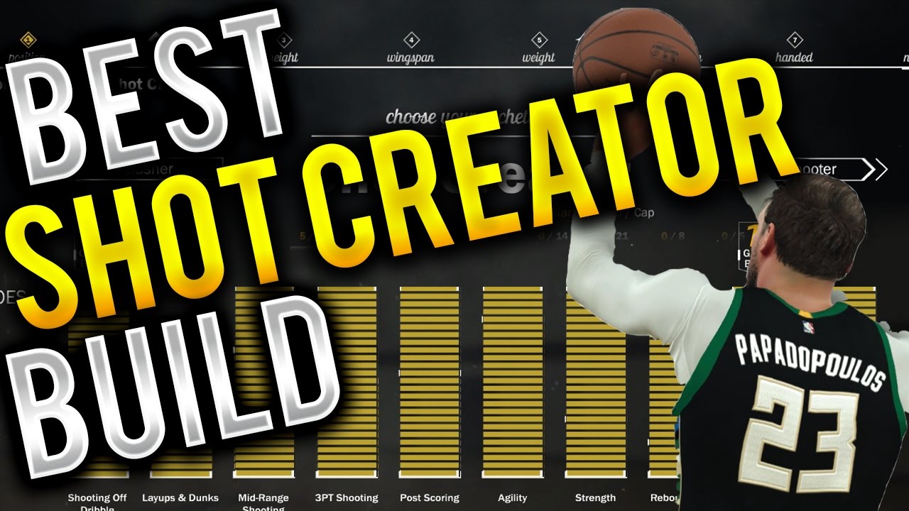 NBA 2K17 Tips: BEST SHOT CREATOR BUILD! HOW TO CREATE A 99 OVERALL SHOT CREATOR IN 2K17!