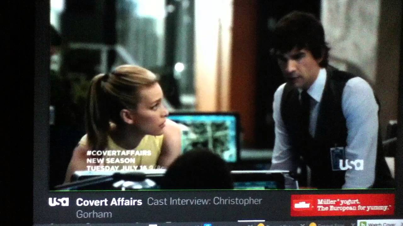 C O V E R T A F F A I R S: Christopher Gorham (Cast Interview. Season 4)