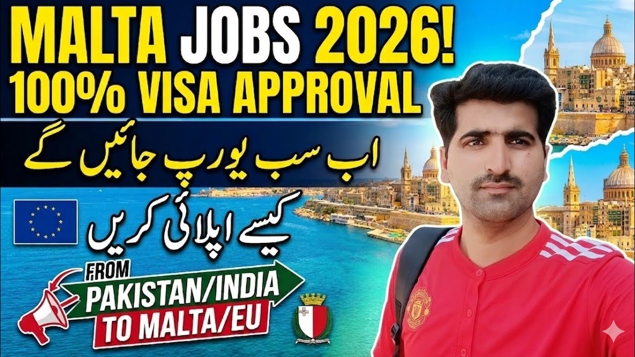 Malta Work Visa 2026: Good News! 100% Visa Approval? 🇲🇹 | Chalo Chalo Europe Chalo!