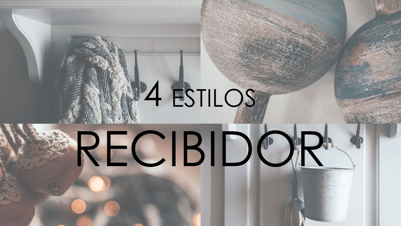 🗝4 Propuestas para DECORAR un RECIBIDOR