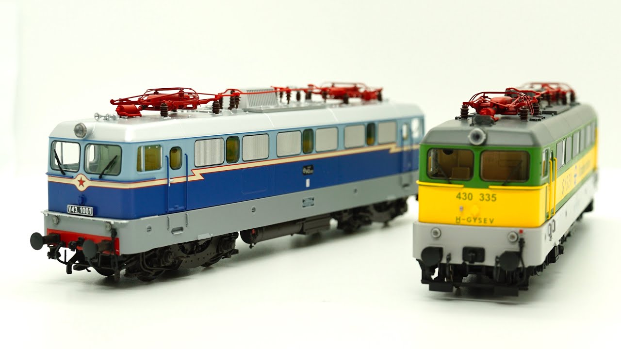 Modellbemutató: PIKO MÁV V43 1001 és GYSEV 430 335