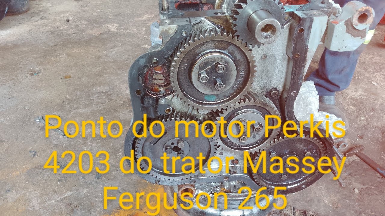 Ponto do motor 4203 Perkis trator Massey Ferguson 265