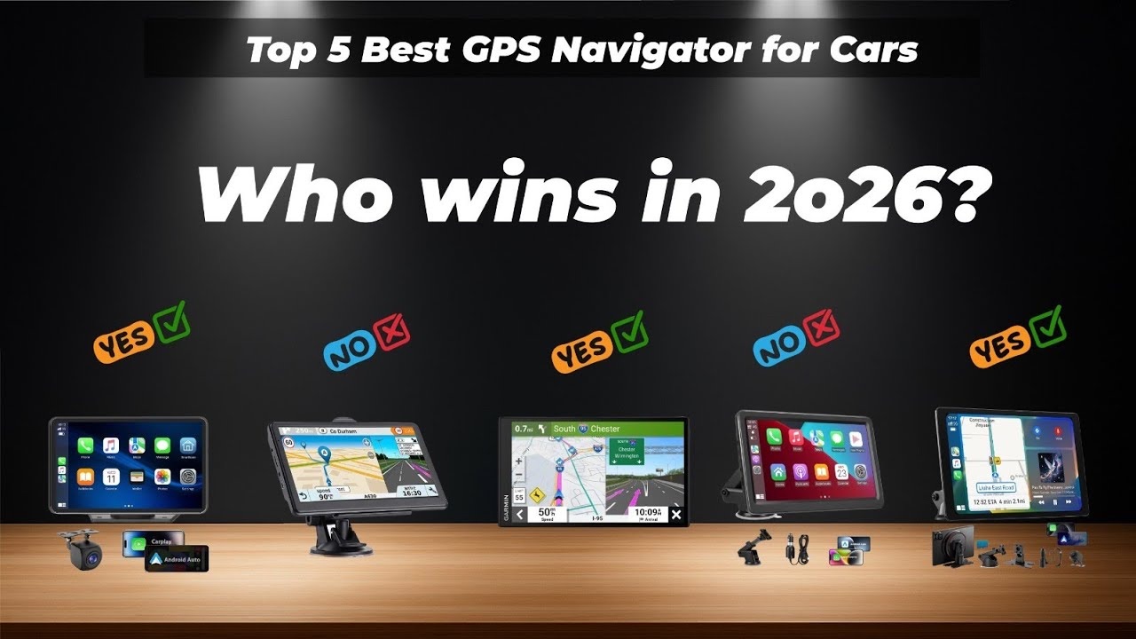 ✅ ТОП-5 лучших GPS-навигаторов для авто [Посмотрите перед покупкой!]