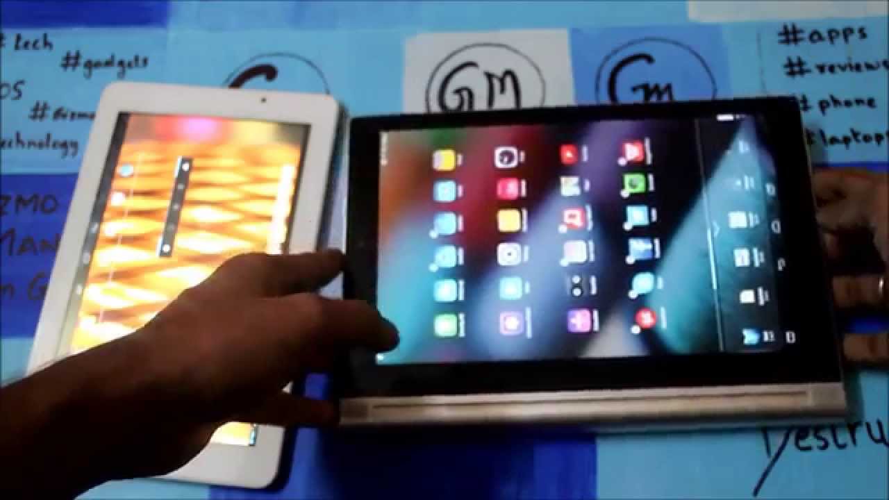Comparison of Lenovo Yoga Tablet 2 vs Digiflip XT 901