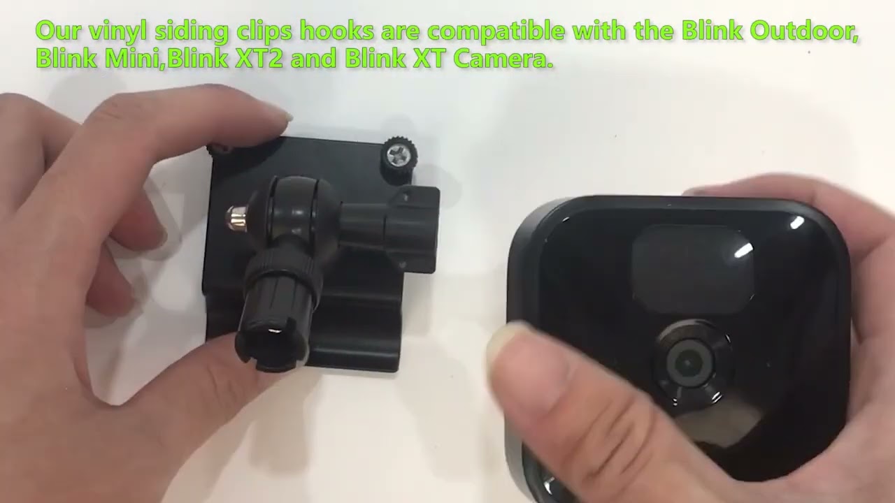 Vinyl Siding Clips Mount for All New Blink Outdoor, Blink XT / XT2，Blink Mini Camera