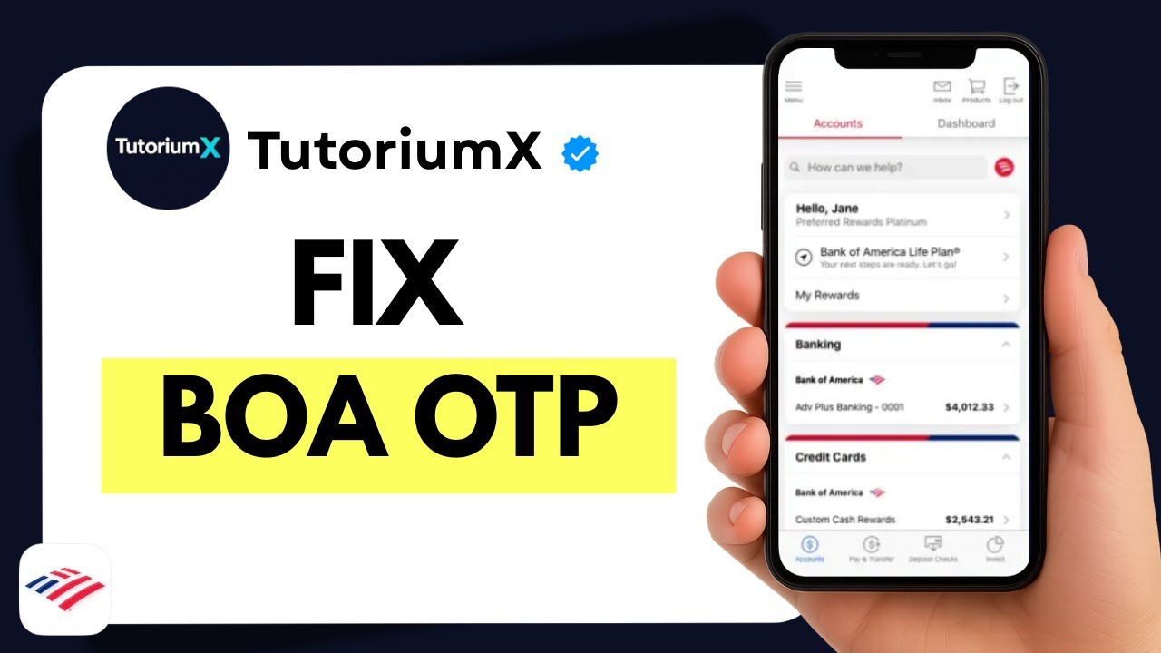 How to Fix Bank of America Verification Code Not Receiving