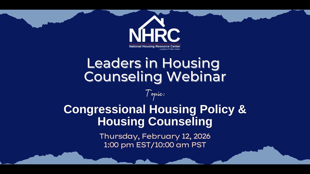 Congressional Housing Policy & Housing Counseling