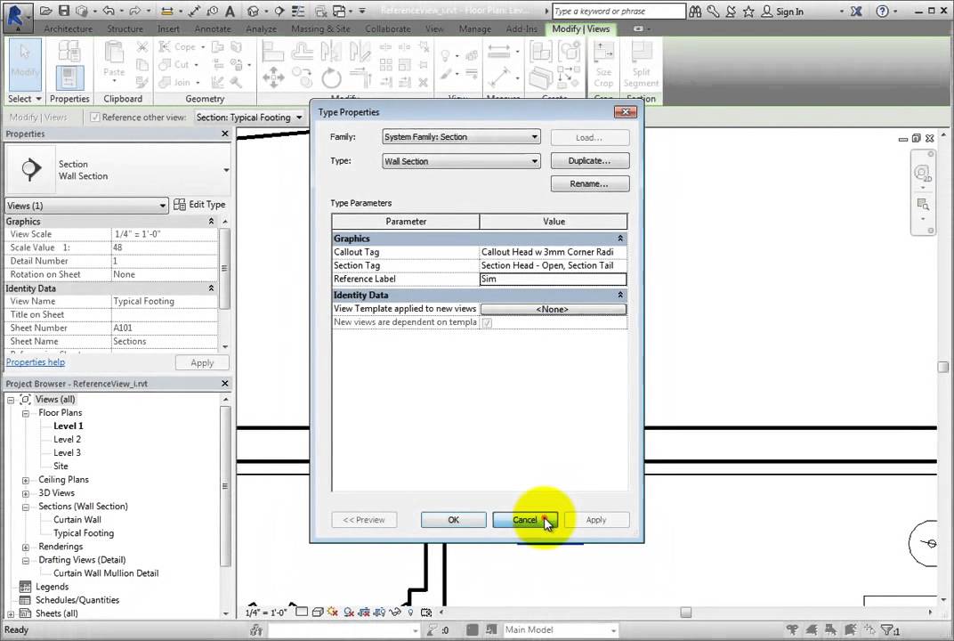 Creating a Reference View