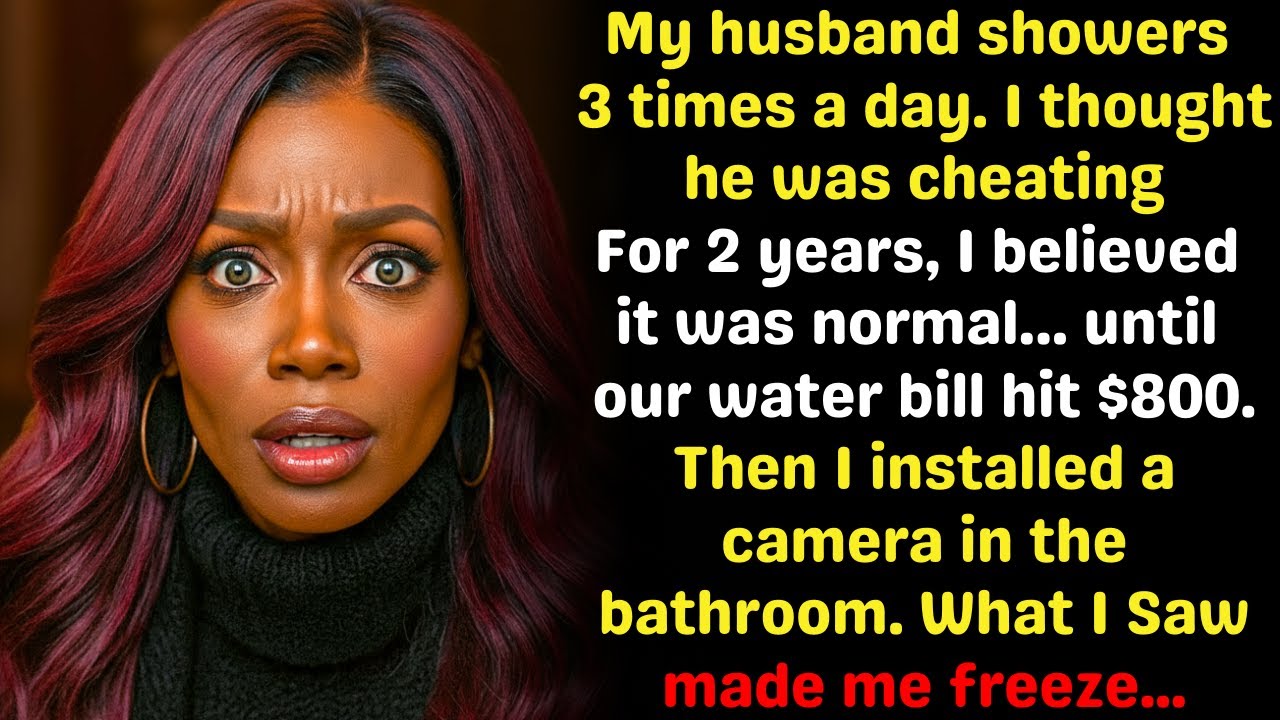 My Husband Showers 3 Times a Day. I Installed a Camera in the Bathroom. What I Saw Made Me Freeze