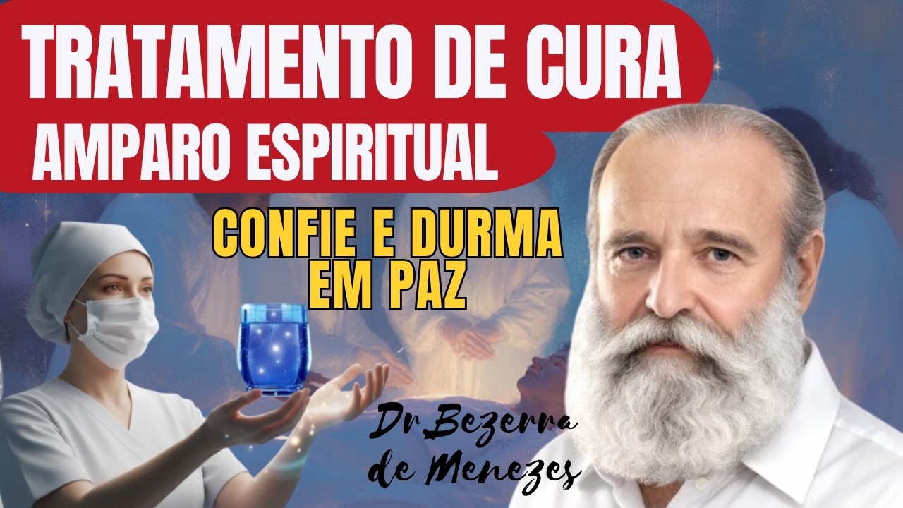 Noite de Cura Espiritual com Bezerra de Menezes | Ouça Dormindo e Receba Auxílio Passe Virtual noite